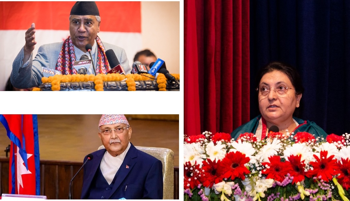 प्रधानमन्त्रीमा ओली कि देउवा ? राष्ट्रपतिले गर्दैछिन् फैसला