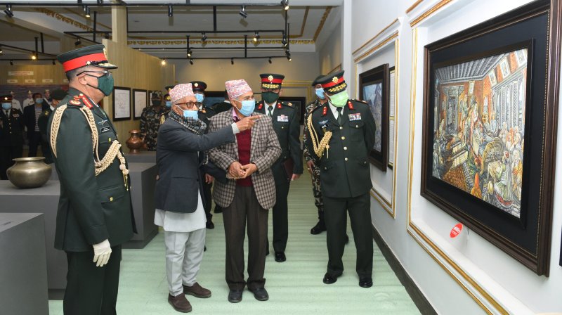 जंगी अड्डामा पृथ्वीनारायण शाह अध्ययन केन्द्र स्थापना, प्रधानसेनापतिले गरे उद्घाटन