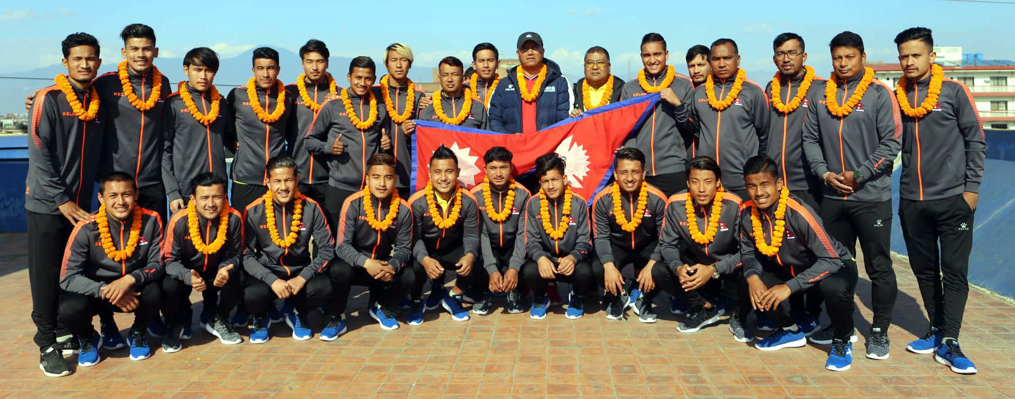 नेपाली यू-२१ फुटबल टोली भारत जाँदै