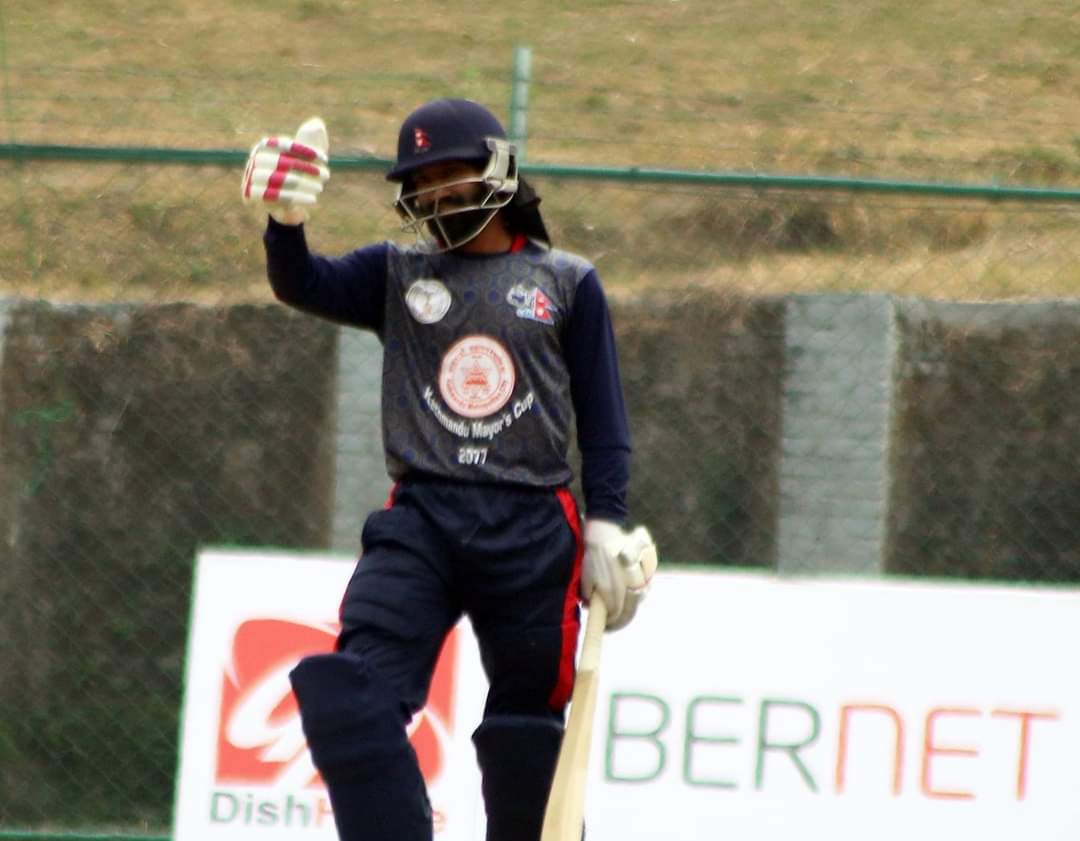 दीपेन्द्रसिंह ऐरीको शतकमा नेपाल पुलिसको विसाल योगफल