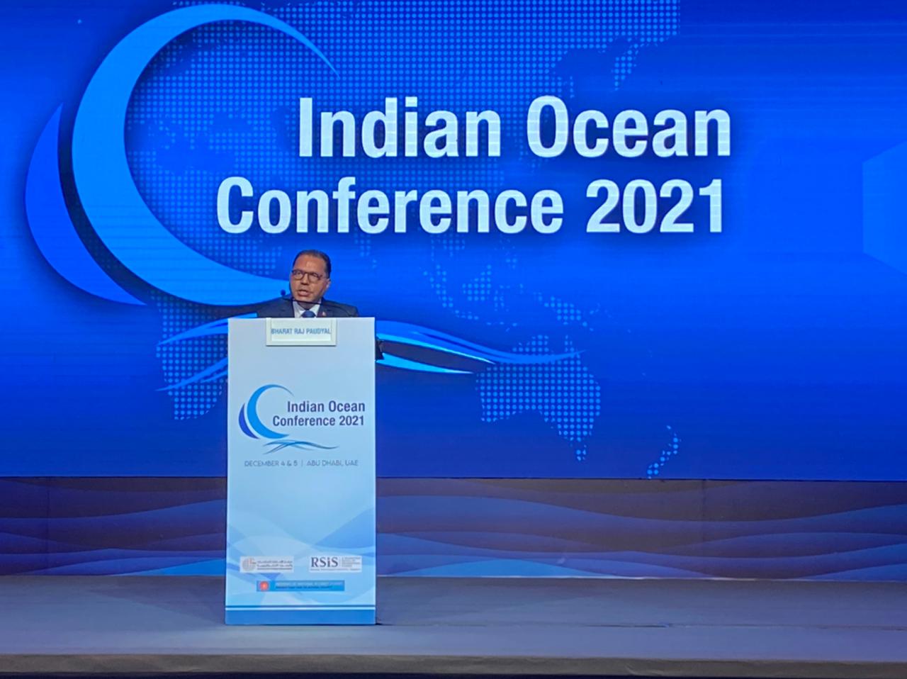 पाँचौँ हिन्द महासागर सम्मेलनमा नेपालको प्रतिबद्धता : २०४५ सम्ममा ‘नेट जिरो कार्बन इमिसन’ हासिल गर्ने