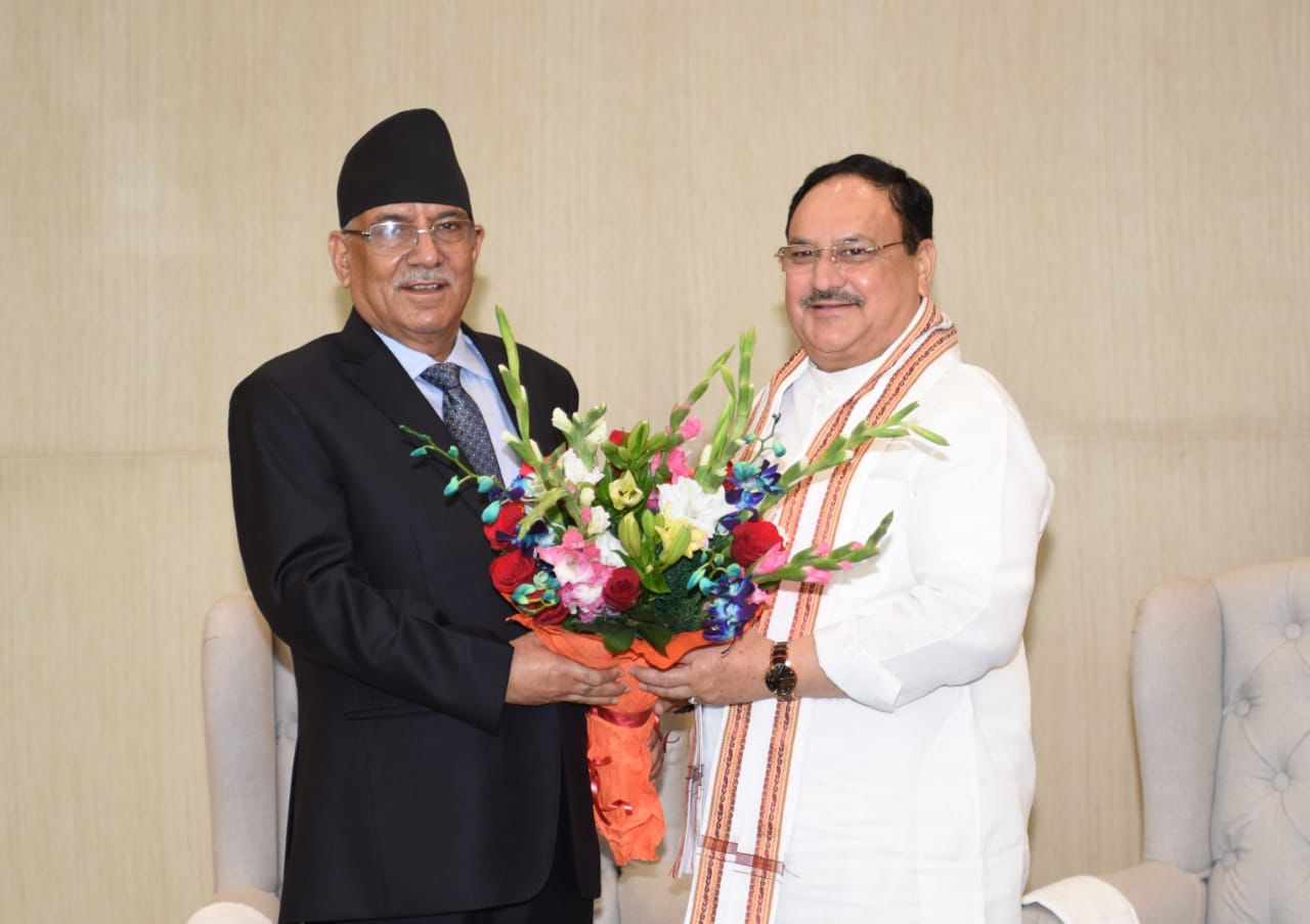 माओवादी र भाजपाको सम्बन्ध बलियो बनाउन नड्डाको प्रस्ताव, प्रचण्डले जनाए समर्थन
