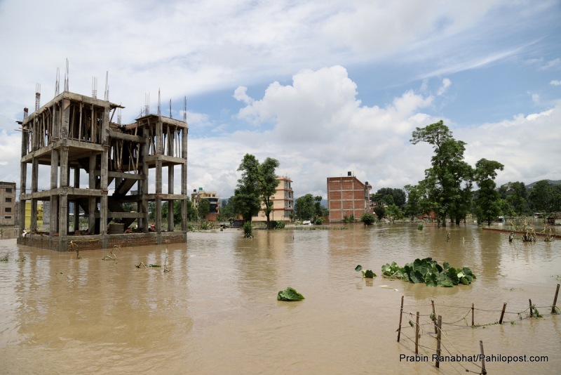 लगातारको वर्षाले बढ्यो बाढी पहिरोको जोखिम, चनाखो रहन प्राधिकरणको आग्रह