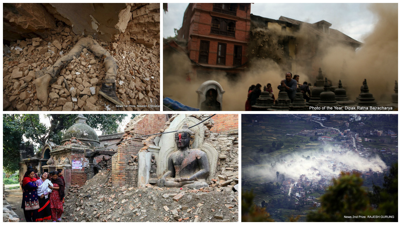 किन भूकम्पका फोटोले मात्रै पुरस्कार जित्यो? कहाँ गए मधेस आन्दोलन र नाकाबन्दीका फोटो?
