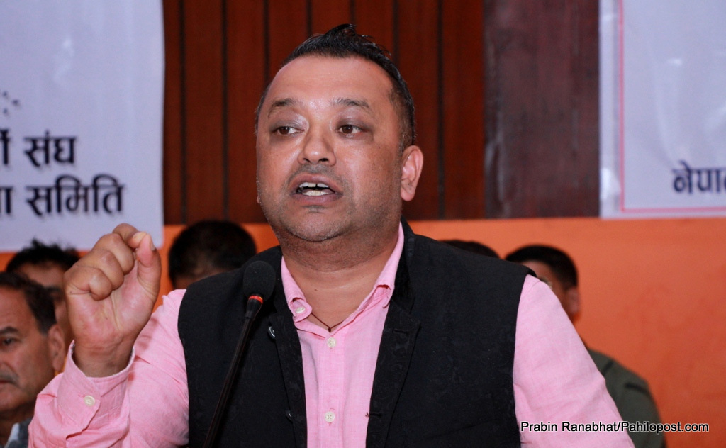 बाँस्कोटा प्रकरणमा गगन थापाको प्रश्न : प्रधानमन्त्रीको संरक्षकत्वमा यी कुराहरु भइरहेका थिए?
