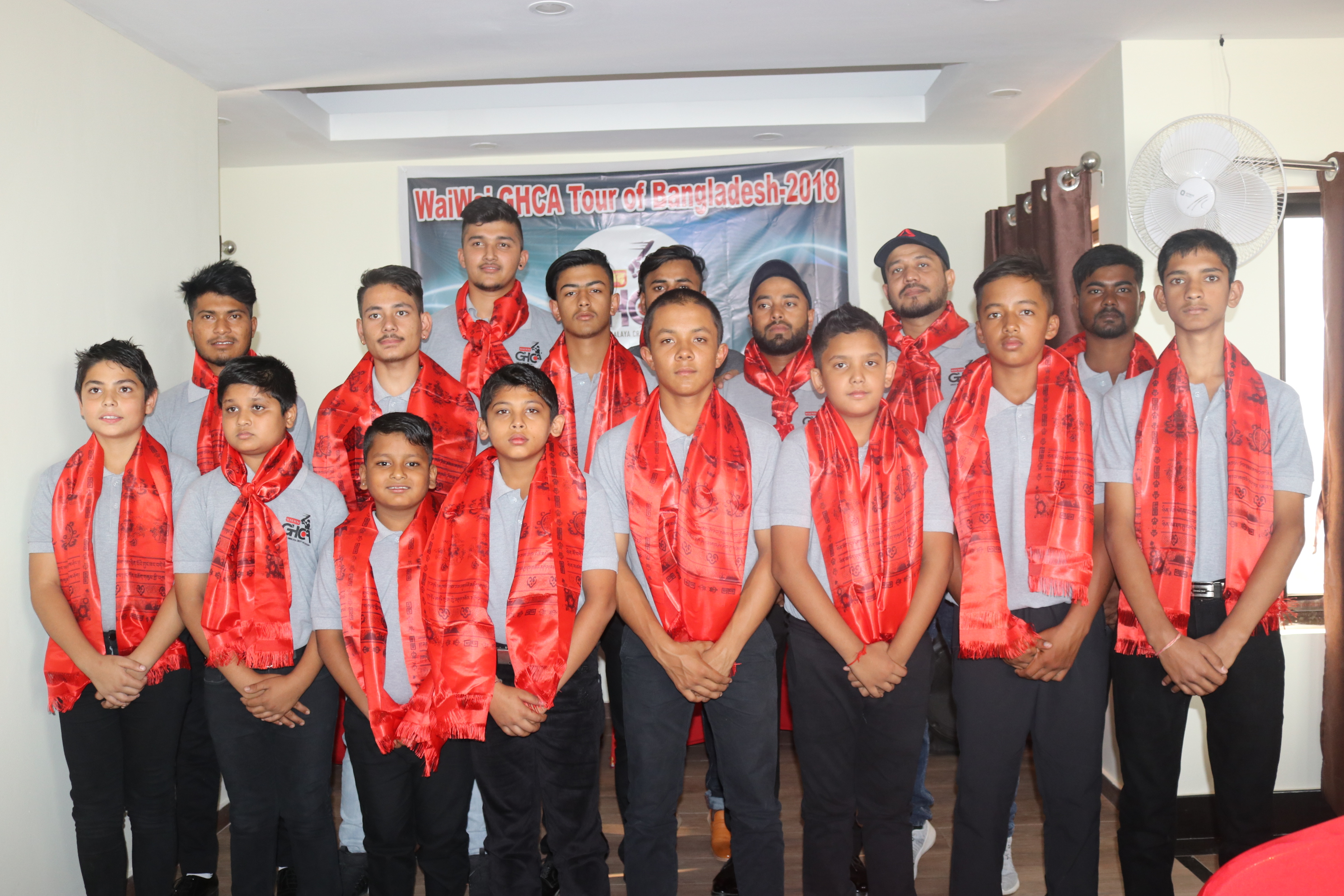 ग्रेट हिमालयन क्रिकेट एकेडेमीको युवा टिम सिरिज खेल्न बंगलादेशमा जाने