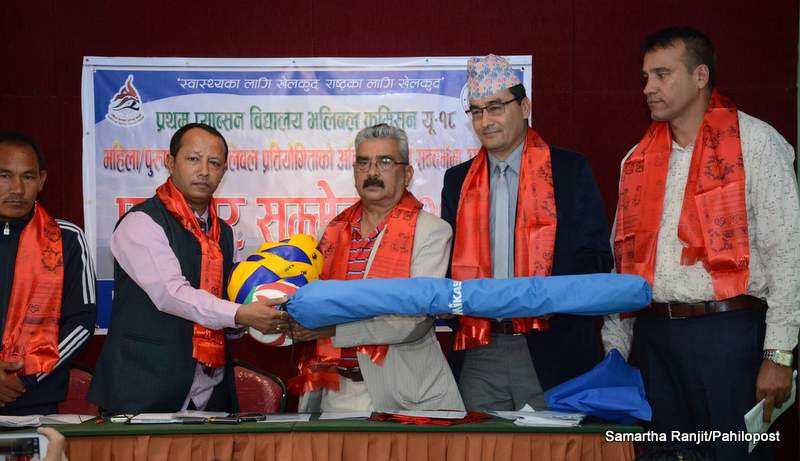 यू-१८ महिला/पुरुष राष्ट्रिय भलिबल प्रतियोगितामा कूल ३९ टोली