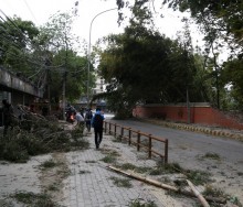 रुख ढल्नेदेखि ट्याङ्की खस्नेसम्म : काठमाडौँमा हावाहुरी चल्दा कसरी भए घाइते? प्रहरी विवरण यस्तो 