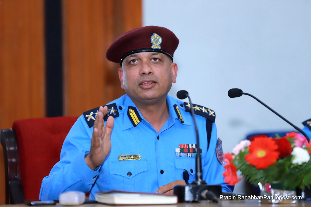 सङ्गठनभित्र रहेका 'गधा'हरू पहिचान गरेर हटाइन्छः नेपाल प्रहरी