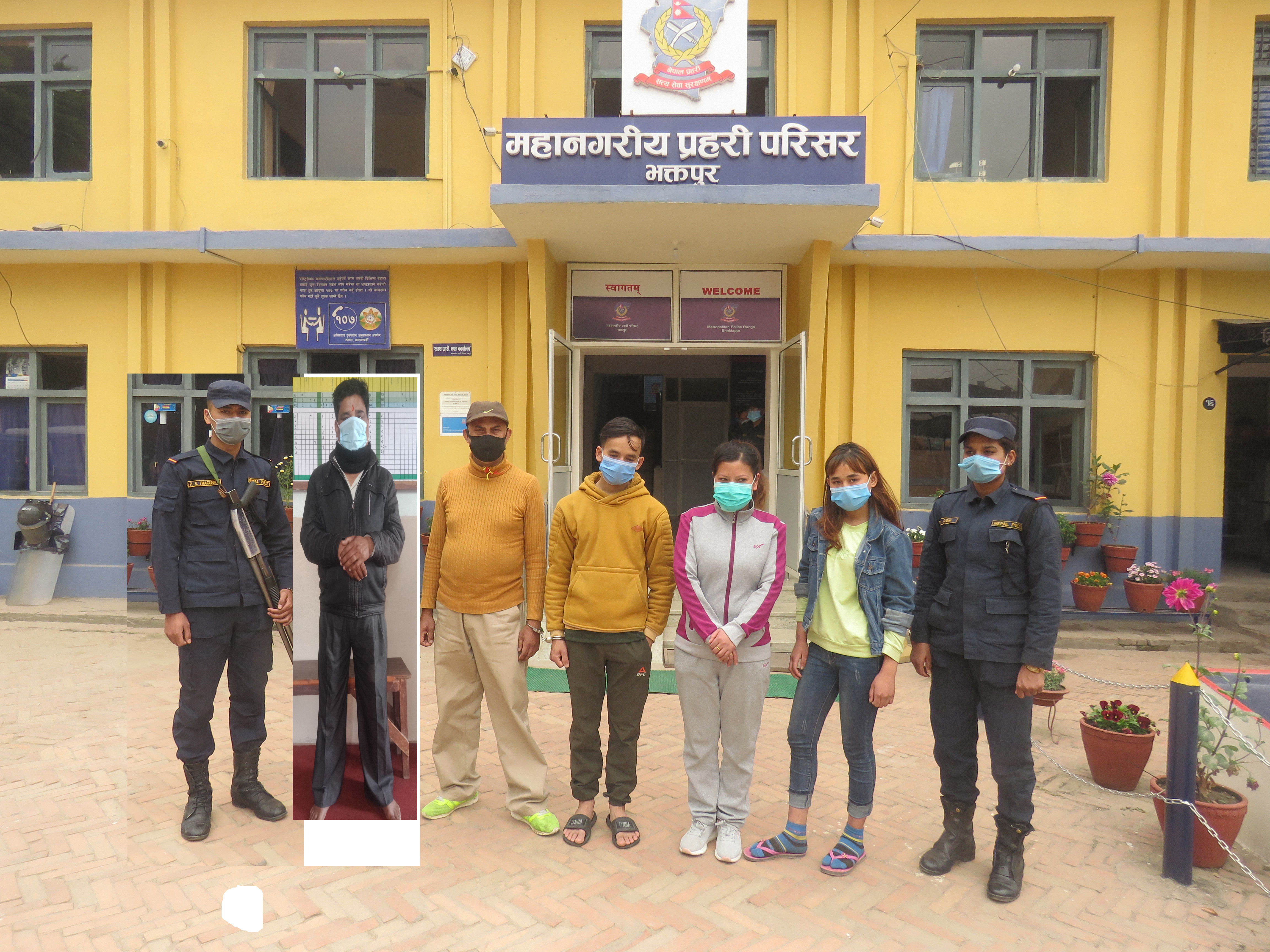 काठमाडौंको माकलबारीस्थित एक घरमा प्रहरीको छापाः बालिकाहरूलाई यौन क्रियाकलाप गराएको अभियोगमा पाँच जना समातिए