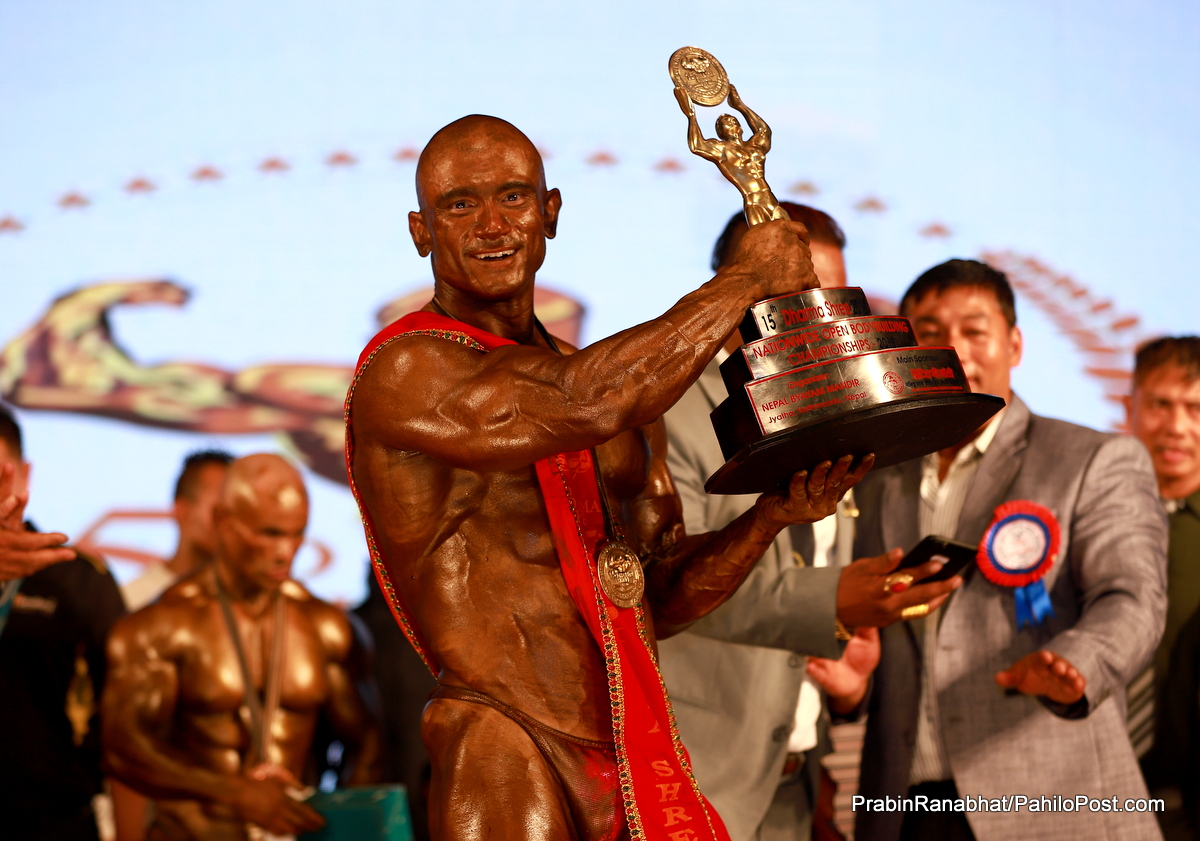 मिलन सिजापतीको शरीर सबैभन्दा सुगठित, बने १५औँ धर्मश्री च्याम्पियन