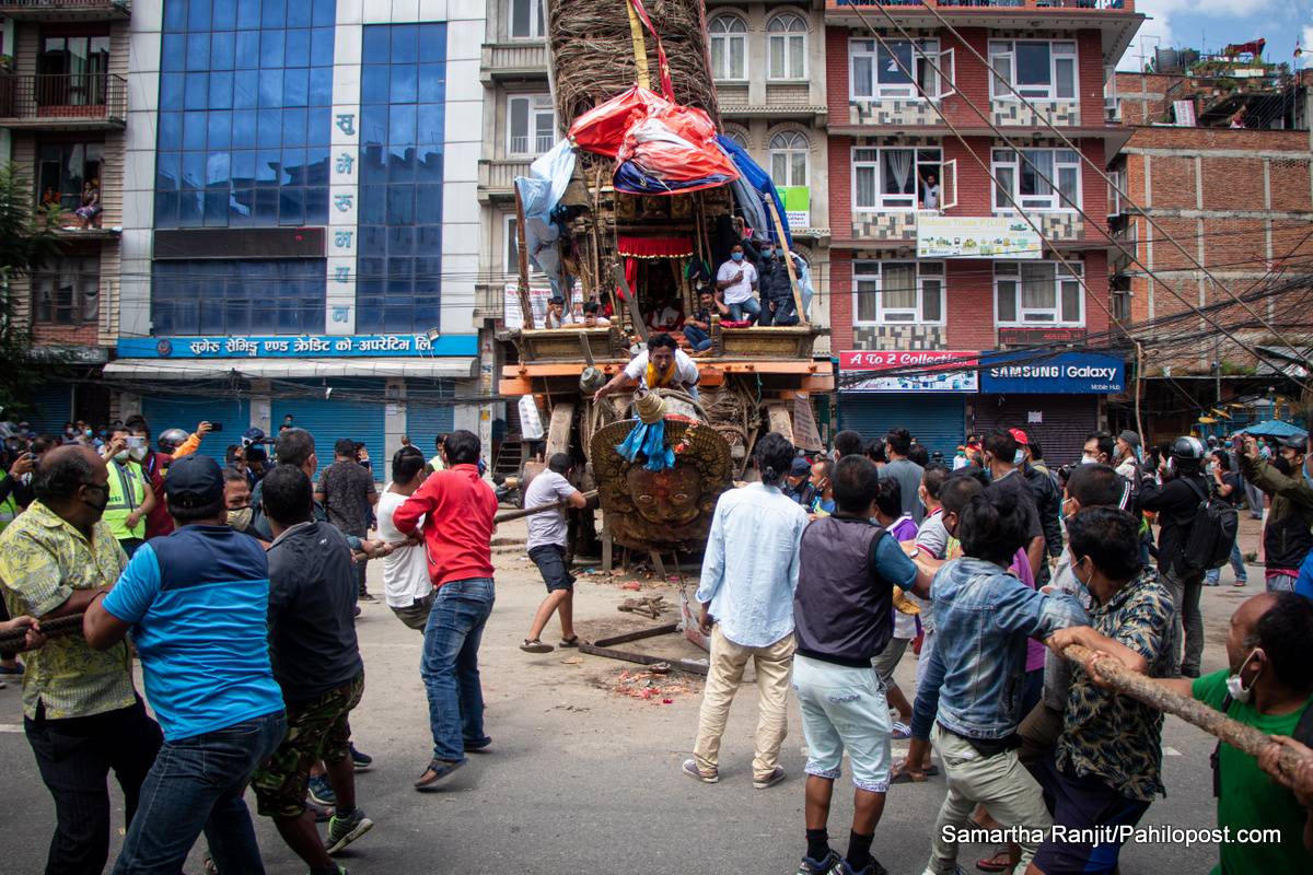 विवाद लगत्तै आज रातो मछिन्द्रनाथको क्षमा पूजा हुँदै 