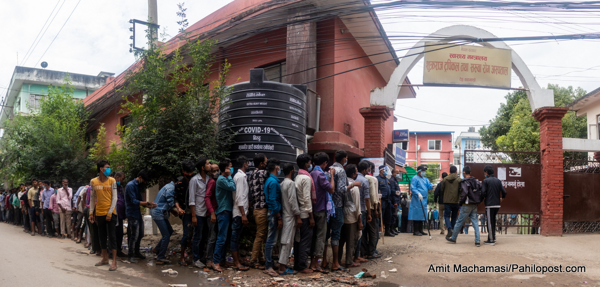 टेकुमा बेहाल देखिएपछि अब थप १० ठाउँमा नि:शुल्क पीसीआर परीक्षण गराउने तयारी 