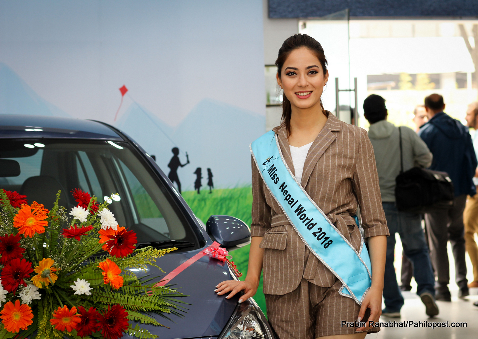 हुन्डाई गाडीको कार्यक्रममा मिस नेपाल खतिवडा