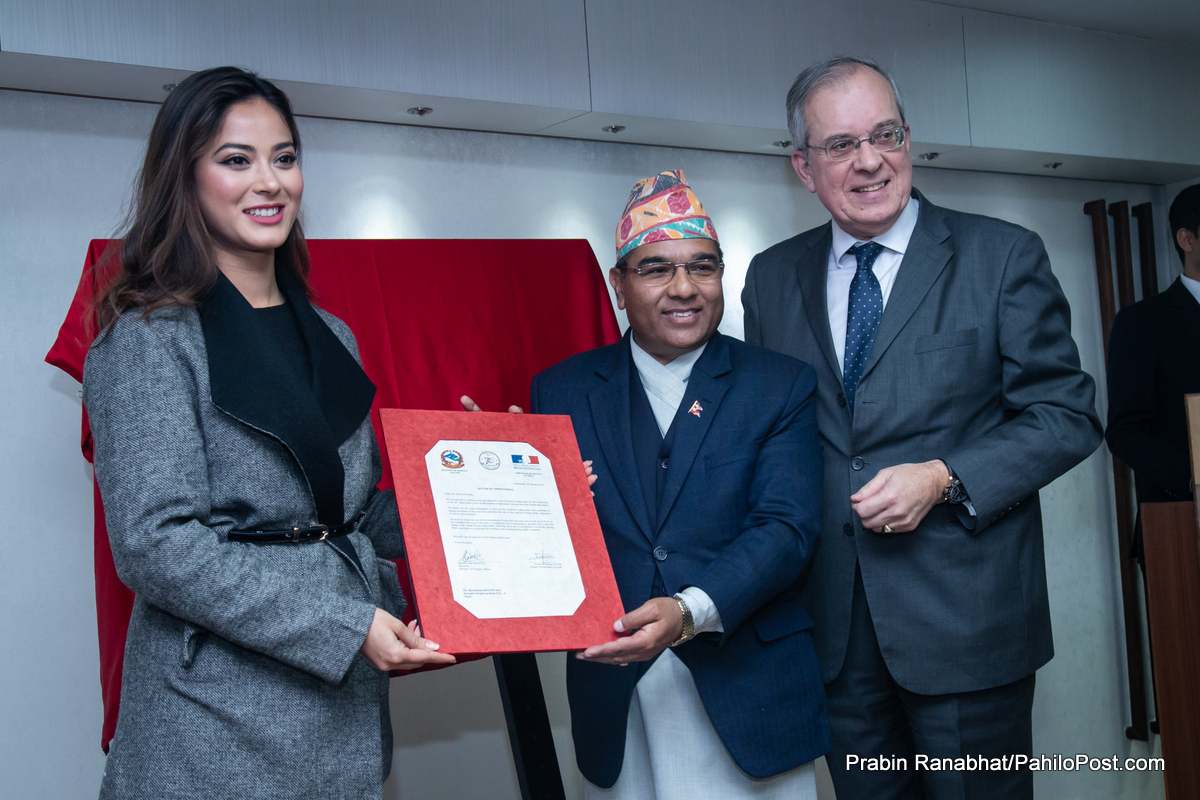 नेपाल - फ्रान्सको कुटनीतिक सम्बन्ध वर्षगाँठ मनाउन मिस नेपाल शृंखला सद्भावना दुत नियुक्त