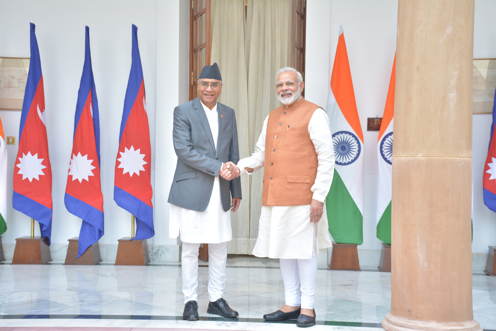 नेपाल-भारत ४६ बुँदे संयुक्त प्रेस विज्ञप्ति जारी