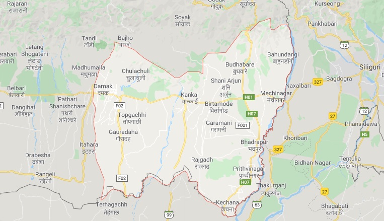    Jhapa Map 