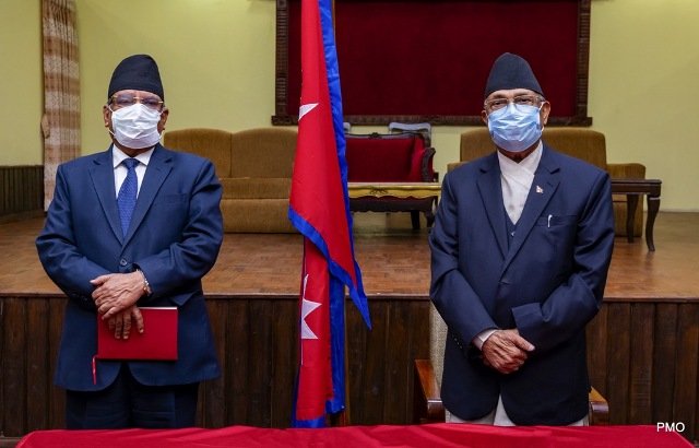 नेकपा विवाद : ओली-प्रचण्ड वार्ता बिनानिष्कर्ष टुंगियो, भोलि पुनः भेट हुने