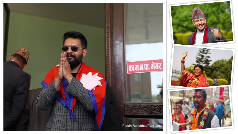 काठमाडौँमा बालेन र सुनिताको फराकिलो अग्रता, कसको मत कति?