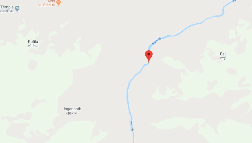 कर्णाली नदीमा हाम फालेका स्वास्थ्यकर्मी बेपत्ता 