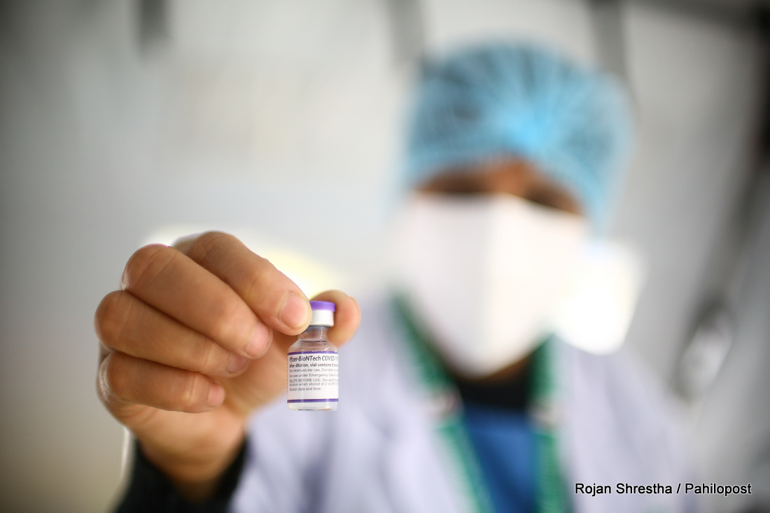 थपिए ३७७ जना कोरोना संक्रमित,  ७९ हजार बढीले लगाए खोप