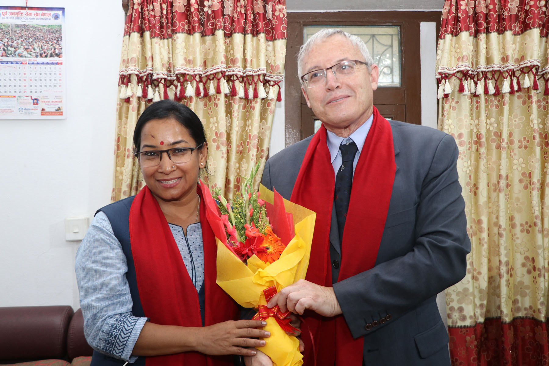 रेनु दाहाल र इजरायली राजदूत गोदारबिच भेटवार्ता, भरतपुरलाई कृषिमा अब्बल बनाउने बारे छलफल