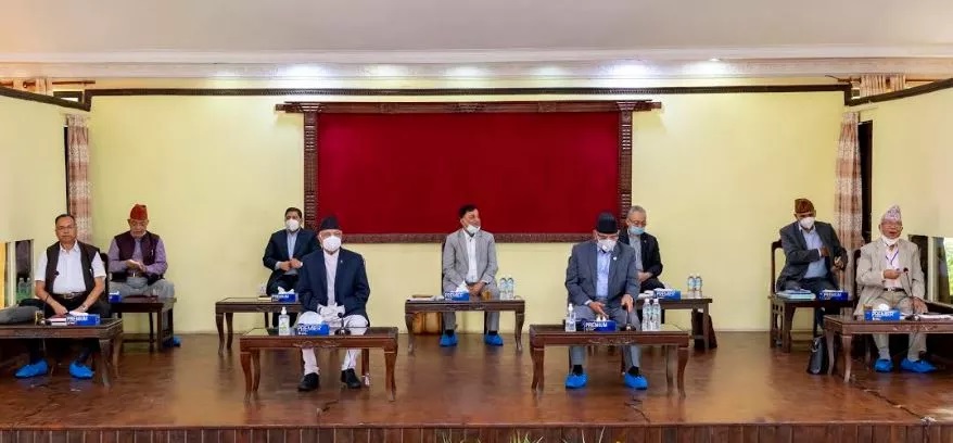 नेकपा स्थायी कमिटी बैठक : सीमाका विषयमा २१ जना नेताले राखे धारणा, अर्को बैठक असार १६ गते