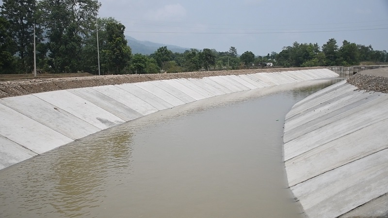 नेपाल-भारत महाकाली सन्धिको २६ वर्षपछि टनकपुरबाट नेपालको नहरमा आयो पानी
