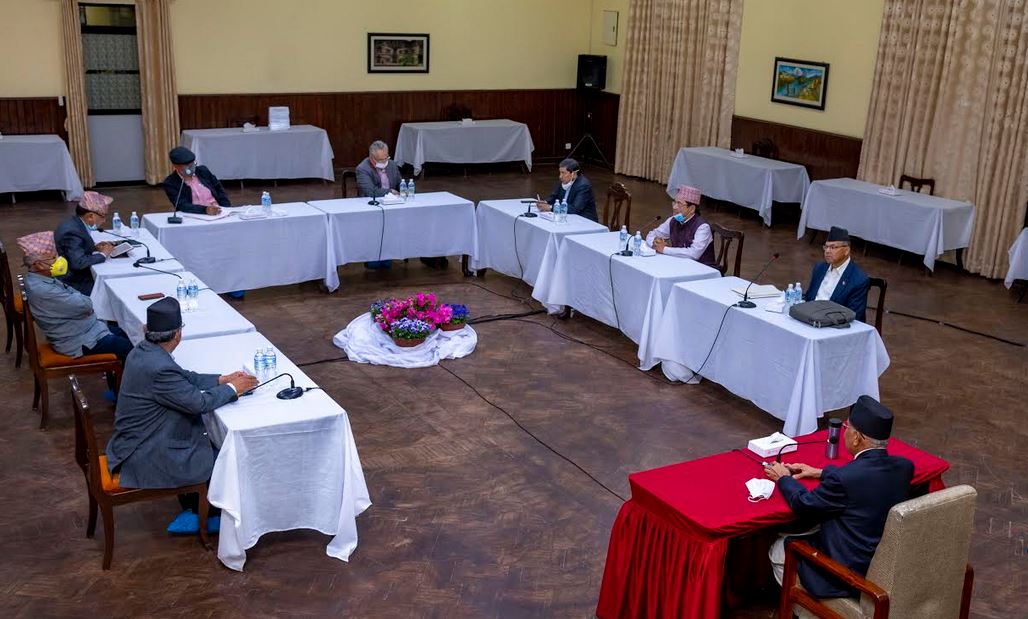विना निष्कर्ष टुंगियो नेकपाको सचिवालय बैठक , प्रवक्ता श्रेष्ठ भन्छन्, 'जनादेश अनुसारको निर्णय २० गतेको बैठकले गर्नेछ'
