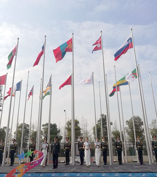 विश्व सैनिक गृष्मकालीन खेलकुद प्रतियोगितामा नेपाली सेना सहभागी