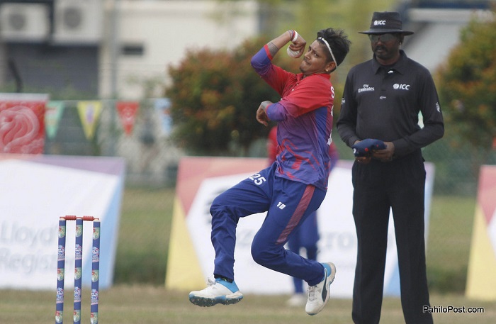 पपुवा न्युगिनीले नेपाललाई दियो १ सय ३५ रनको लक्ष्य, सन्दीपले लिए ४ विकेट