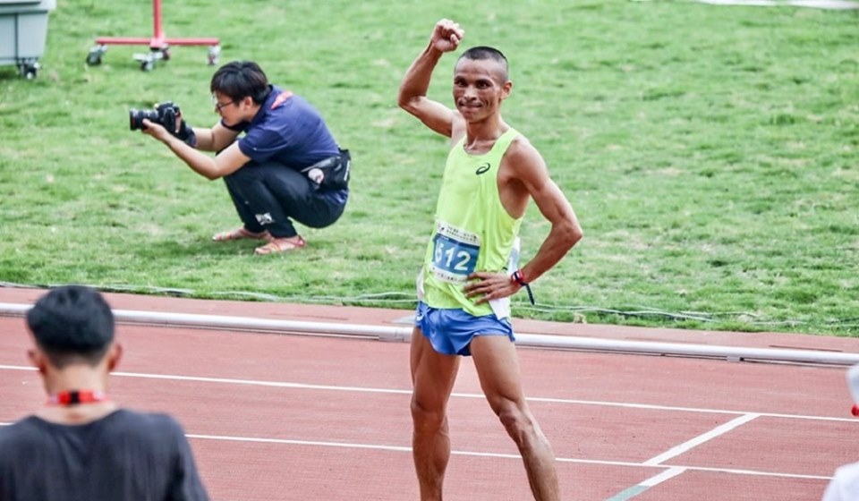 चीनमा भइरहेको विश्व पुलिस एन्ड फायर गेम्समा नेपाली धावक निमेशले जिते तेस्रो स्वर्ण