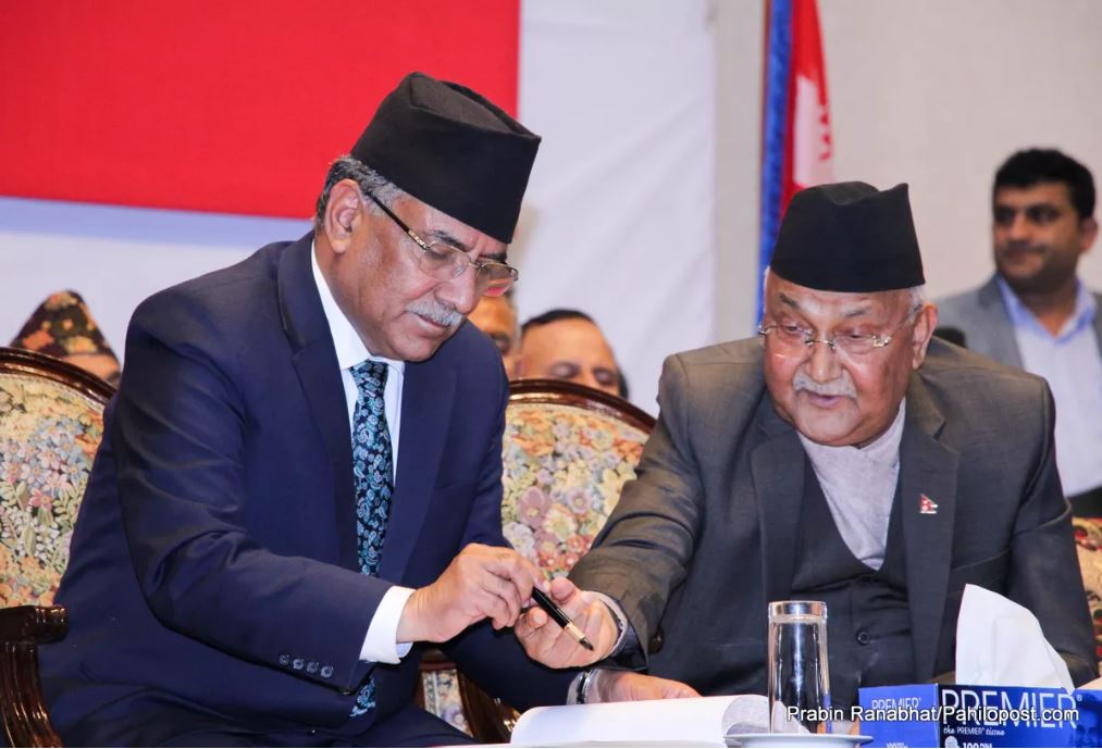 एकतापछि सामाजिक सञ्जालमा सुनसान दुई अध्यक्ष