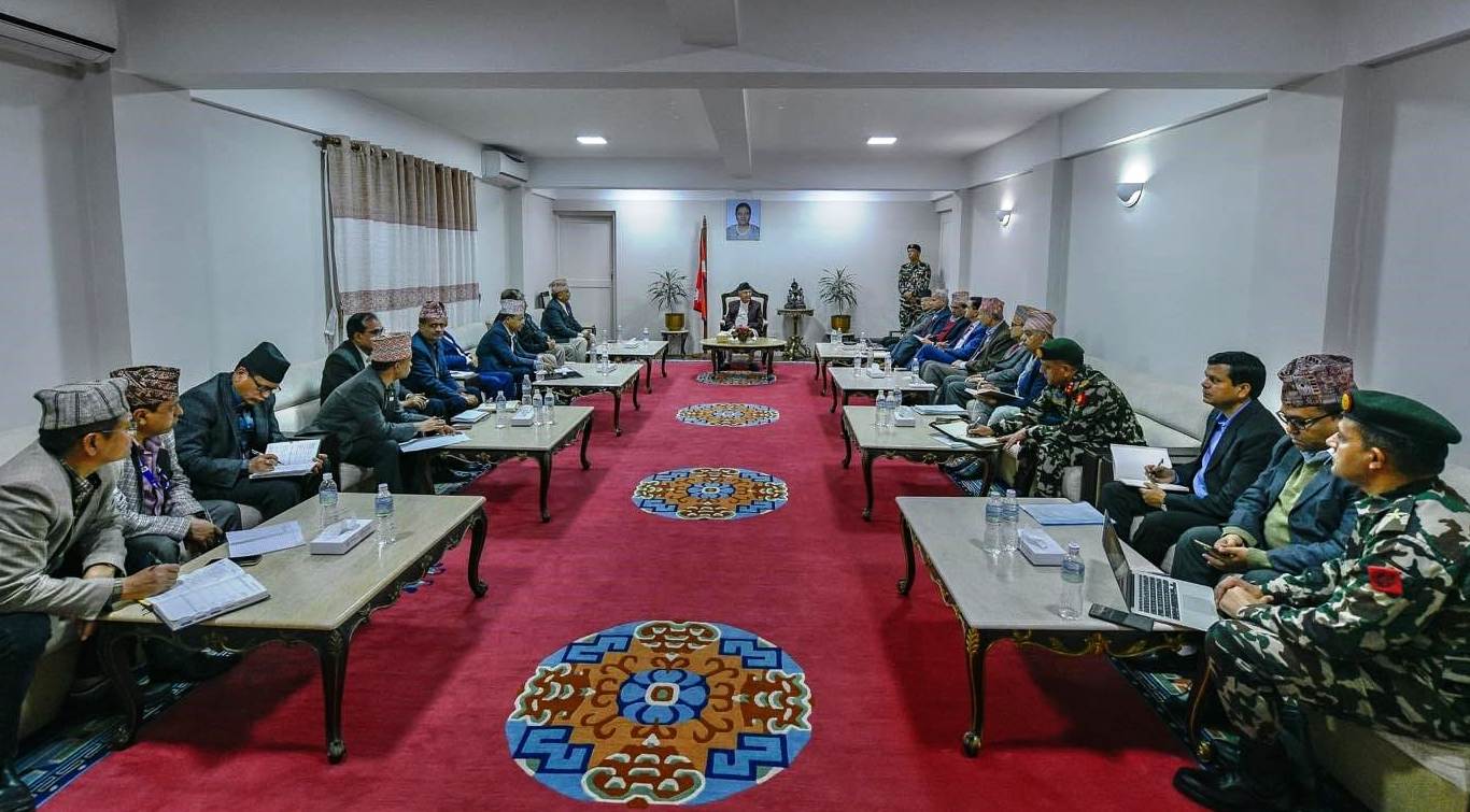कोरोना भाइरसविरुद्ध उच्च सतर्कता अपनाउने सरकारको निर्णय