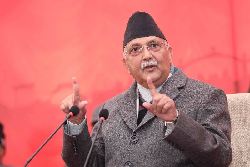 पार्टीभित्रको झमेलाका कारण देश हाँक्न बाधा भएकाले संसद विघटन गर्नुपर्‍यो : प्रधानमन्त्री ओली