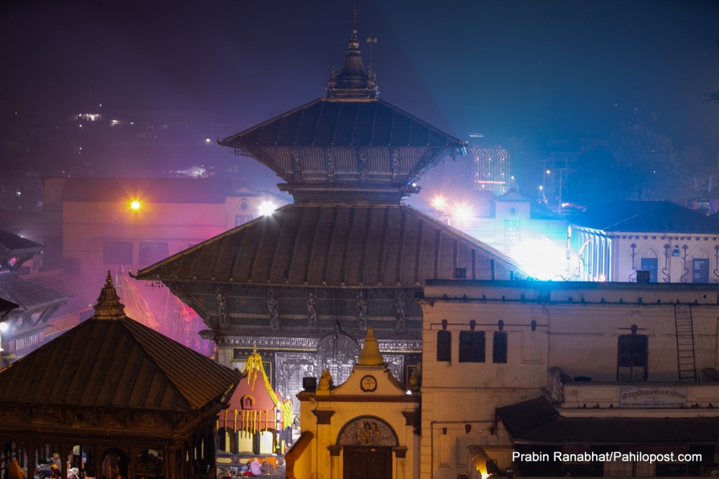 पशुपतिका चार शिवलिङ्ग व्यक्तिका घर भित्र