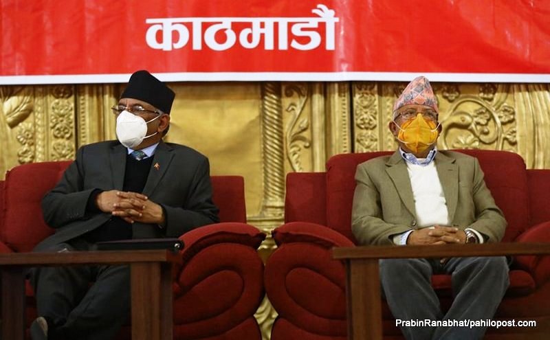प्रचण्ड-नेपाल समूहमा पूर्वएमाले र माओवादीको बराबरी स्थान, रिक्त पदमा ५०/५० प्रतिशत हिस्सा