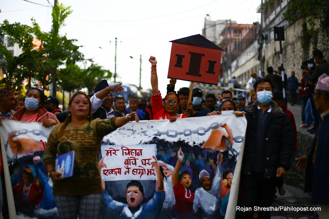 अतिक्रमण गरी बनाइएका संरचना हटाउन काठमाडौं उपत्यका विकास प्राधिकरणको आग्रह