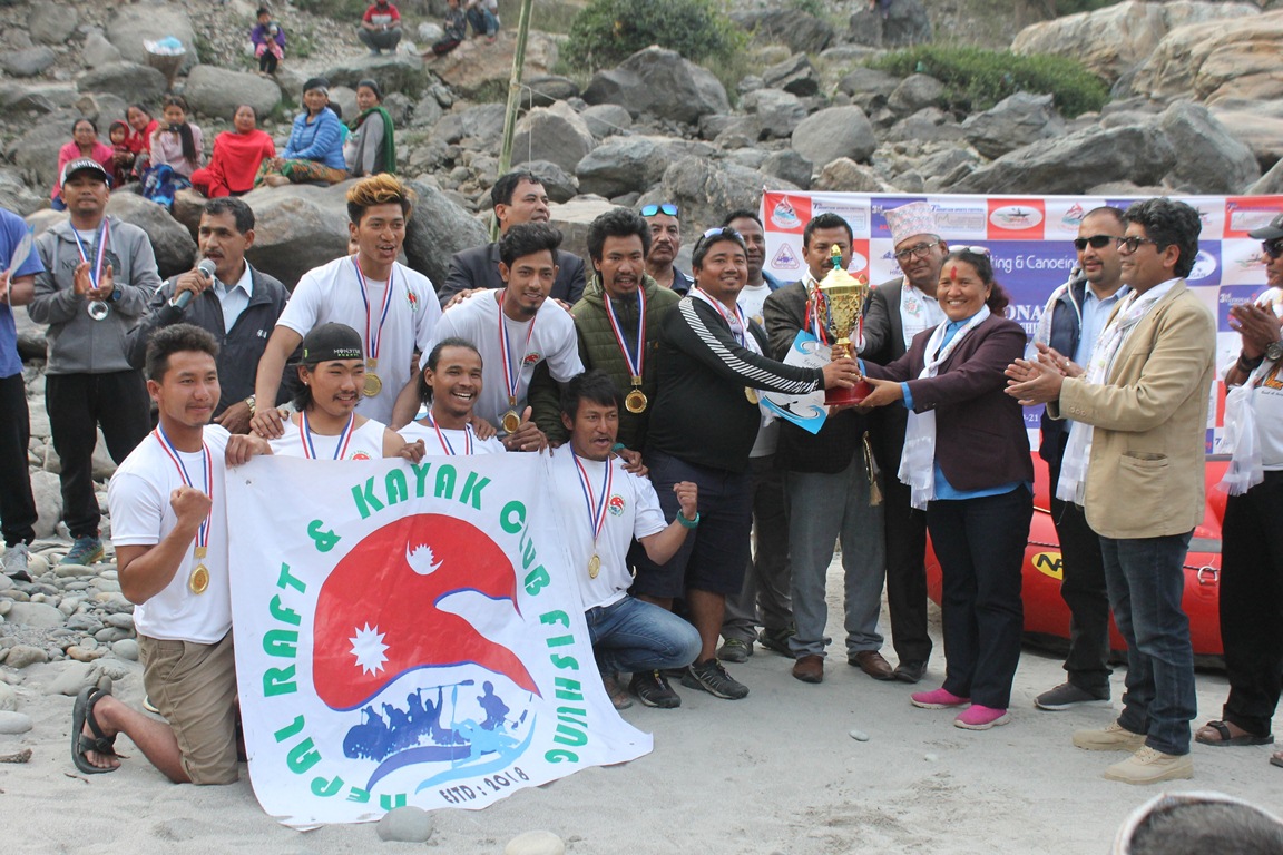 तेश्रो राष्ट्रिय र्‍याफ्टिङ च्याम्पियनसिप : नेपाल कायक एण्ड र्‍याफ्टिङ क्लबलाई उपाधि