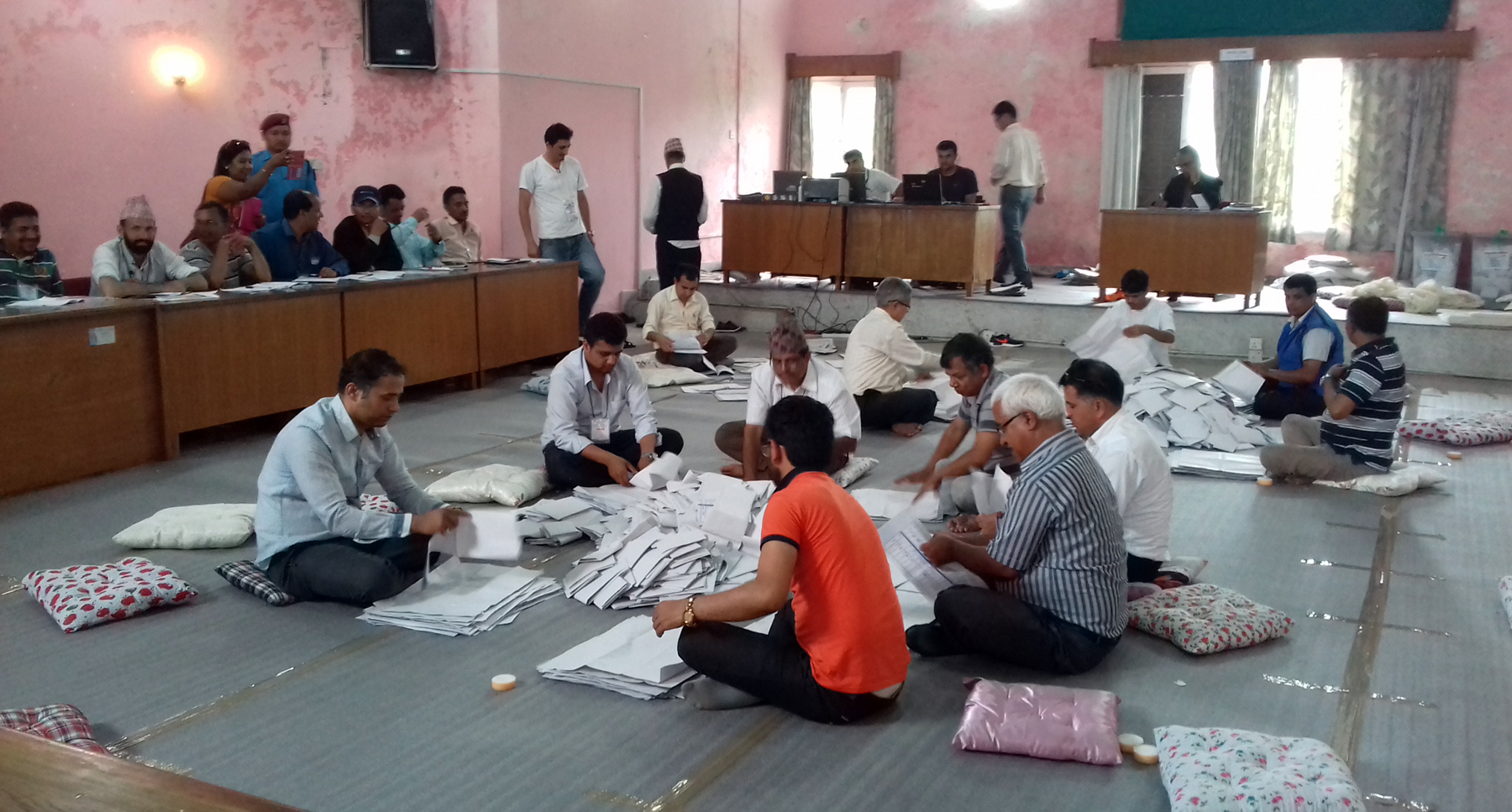 नौसय मतगणना गर्दा पोखरा महानगरमा एमालेकै अग्रता
