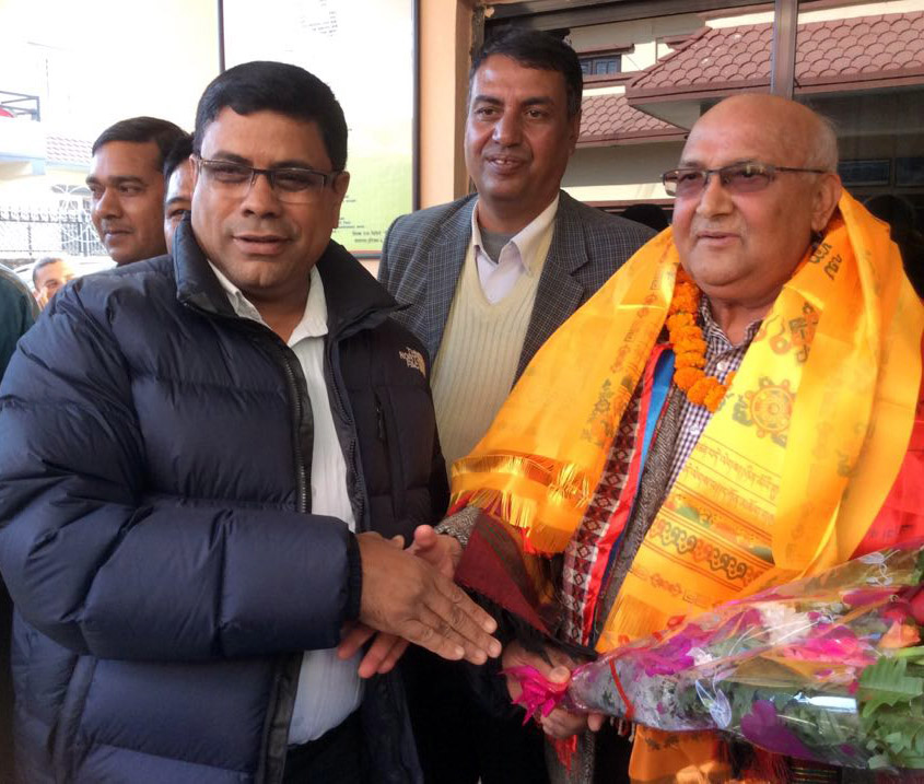ओलीले भने-चुनावका बेला काँग्रेससँग केही घोचपेच गरिएको भएपनि अब त्यो अध्याय सकियो