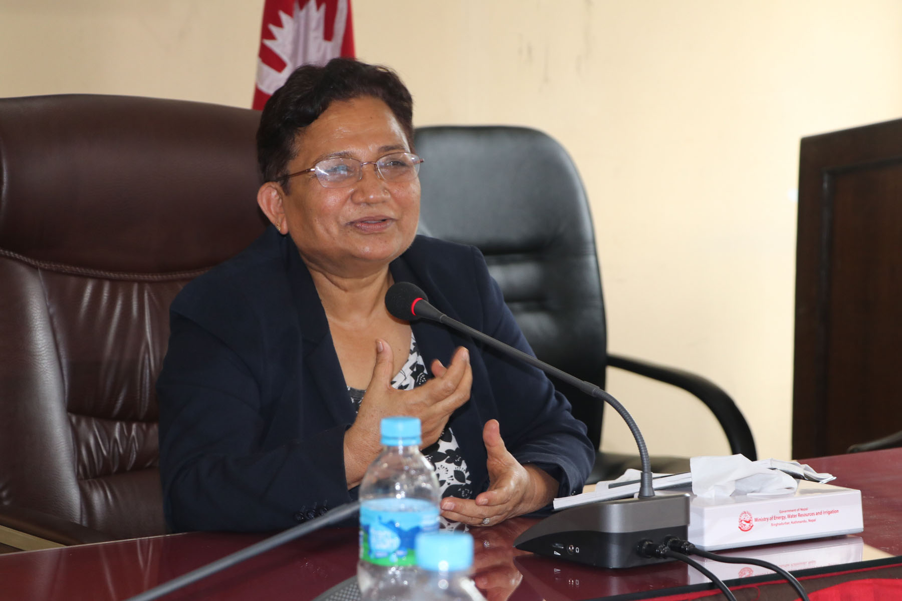 उर्जा मन्त्री भुसालले फेरि भनिन् : बिजुलीको महसुल घटाउनुपर्छ