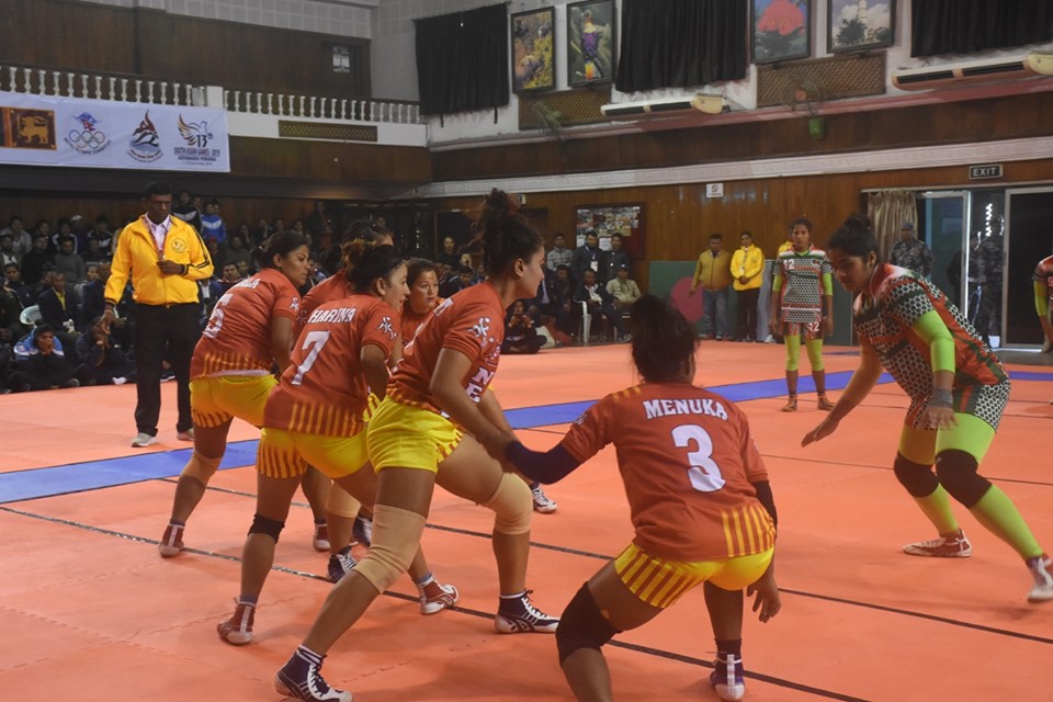 कबड्डीमा नेपालको मिश्रित प्रदर्शन : पुरुष टोली पराजित, महिला टोलीको विजय शुरुवात