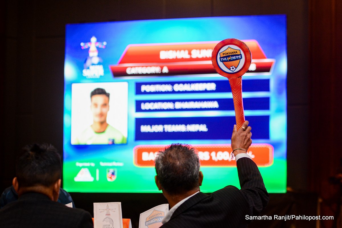 एनएसएलका लागि सातै टिमले अक्सनबाट छाने खेलाडी, कुन टिममा को को?