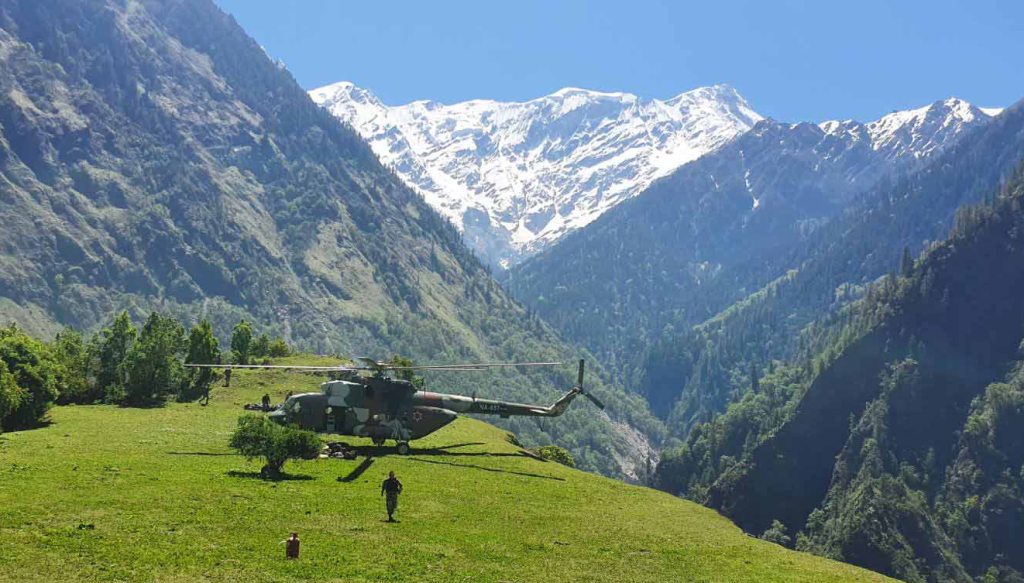 दार्चुलाको घाँटीबगर इलाकामा नेपाली सेना तैनाथ