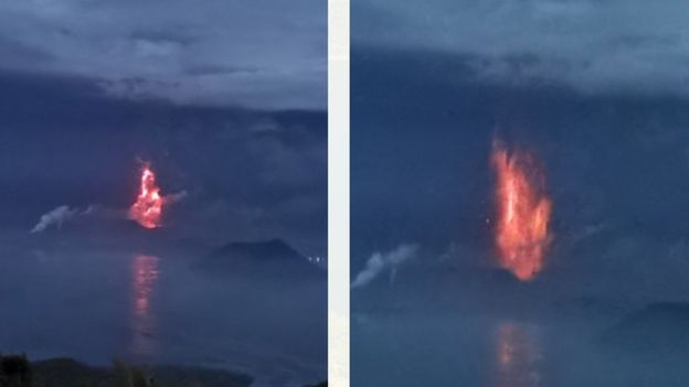 फिलिपिन्समा टाल ज्वालामुखी विस्फोट हुनसक्ने, लाभा निस्किँदा भूकम्पको धक्का
