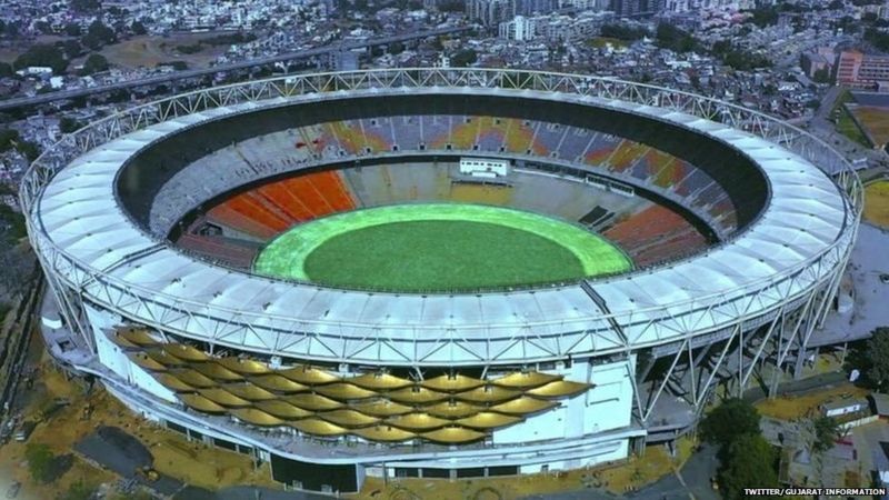 'सरदार' लाई हटाउँदै गुजरातमा मोदीको नाममा स्टेडियम, कंग्रेसले विरोध गर्दा उठ्यो 'गान्धी नेहरु'को नाम