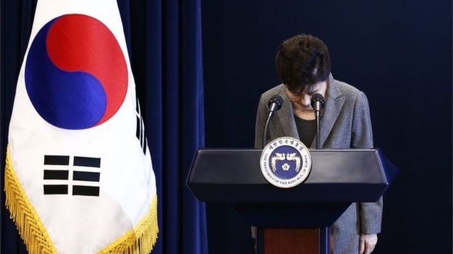 दक्षिण कोरियाली राष्ट्रपति पार्कविरुद्धको महाभियोग प्रस्ताव पारित