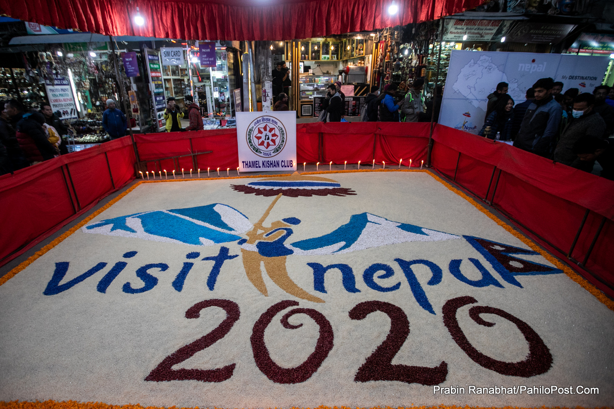 ठमेलमा भिजिट २०२० को हेर्नुस रौनक : भ्रमण वर्षको स्वागतमा सांस्कृतिक र्‍याली
