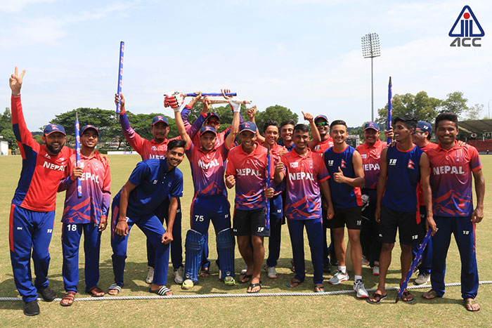 यू-१९ क्रिकेट : विश्वकपमा छुटे पनि नेपाल एकै पटक दुई एसिया कपमा छनोट